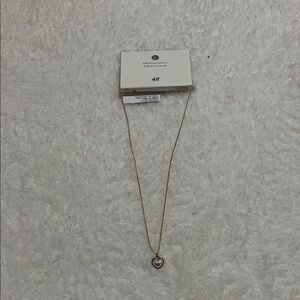H&M Gold Necklace with Pearl Charm